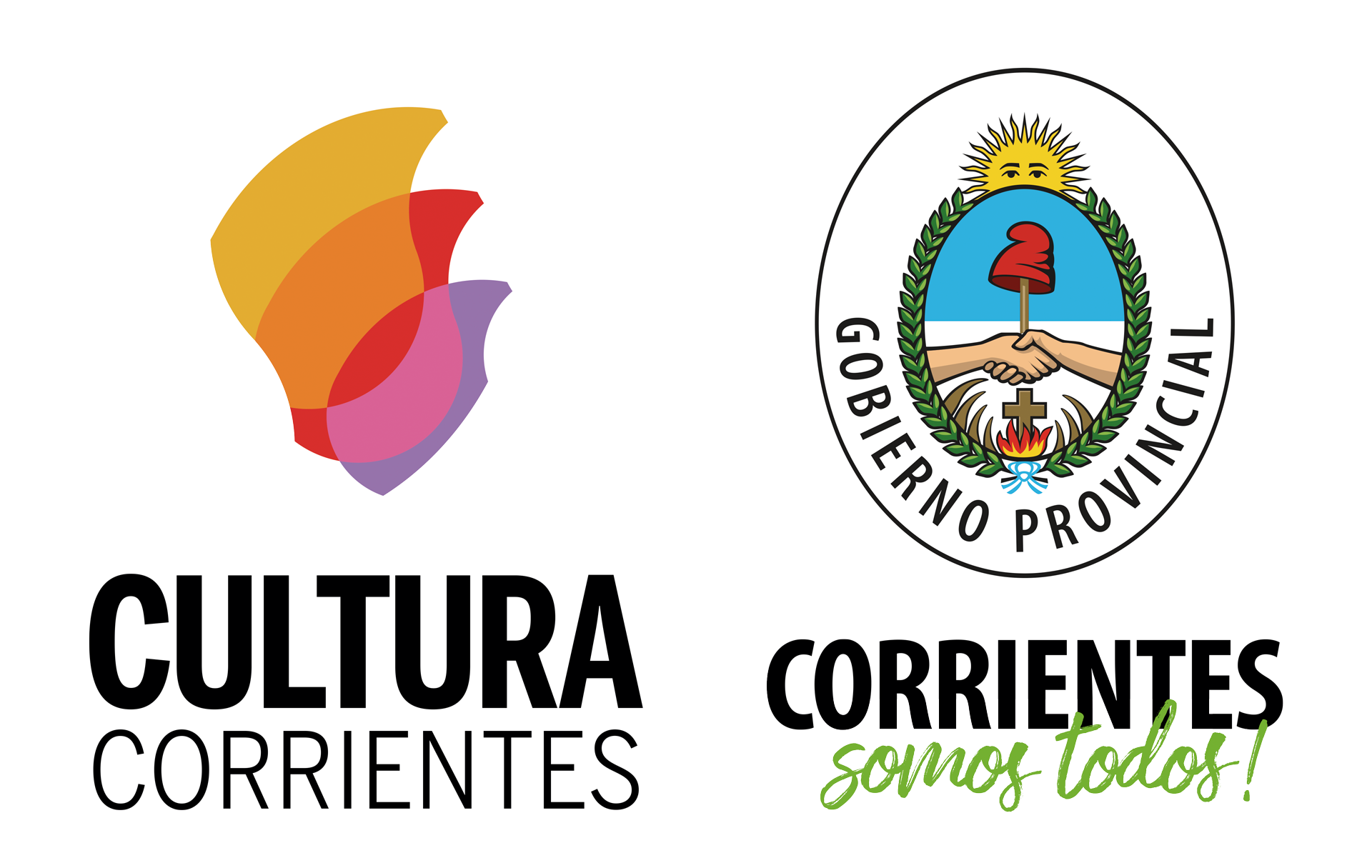 Logotipos-Cultura-Corrientes-y-Gobierno-Provincial-desde-2018-letras-negras